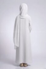 Colored Front Open Abaya for Kids OL-753 - Image 10