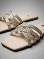 Crytstal Weave Women Flat Slippers Z 119 - Image 3