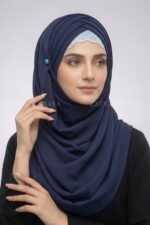 Colored Scarfs for Women in Premium Chiffon Fabric Acc58 - Image 10