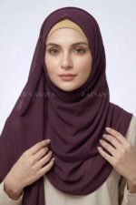 Colored Scarfs for Women in Premium Chiffon Fabric Acc58 - Image 4