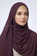 Colored Scarfs for Women in Premium Chiffon Fabric Acc58 - Image 5