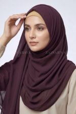 Colored Scarfs for Women in Premium Chiffon Fabric Acc58 - Image 6