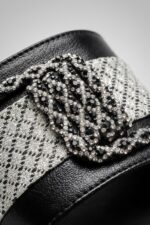 Crystal Weave Panel Slides for Women Z 122 - Image 2