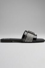 Crystal Weave Panel Slides for Women Z 122 - Image 4