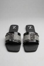 Crystal Weave Panel Slides for Women Z 122 - Image 5