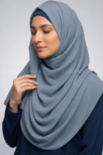 Premium Chiffon Fabric Scarf in Elegant Colors Acc 58 - Image 5