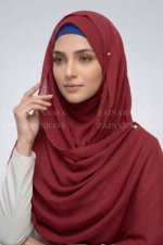 Premium Chiffon Fabric Scarf in Elegant Colors Acc 58 - Image 15