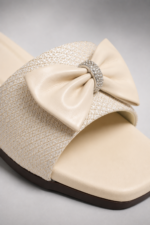 Elegant Bow Crystal Flats for Women Z 125 - Image 4