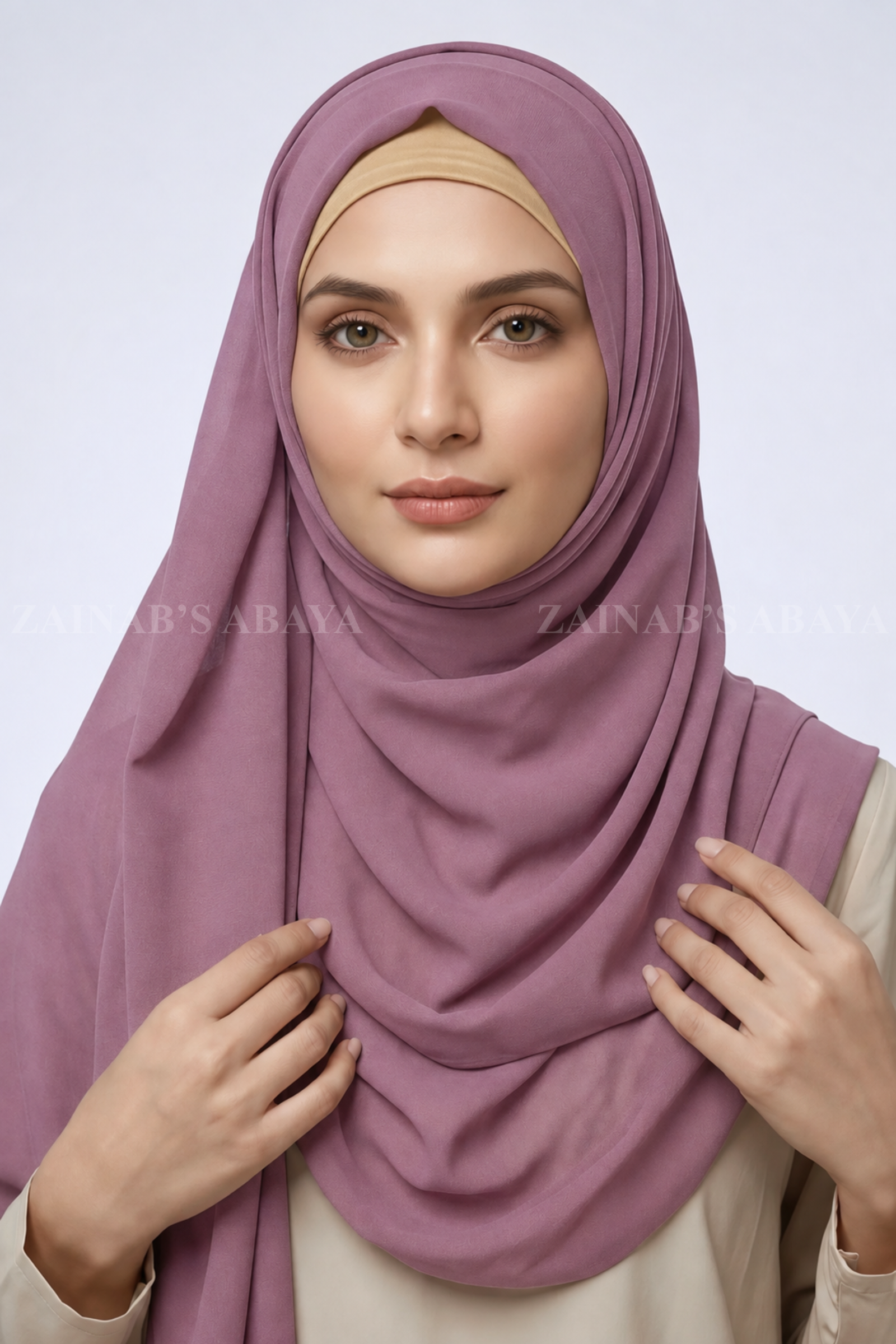 4 Premium Chiffon Fabric Scarf in Elegant Colors Acc 58 - Image 1