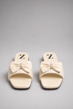 Elegant Bow Crystal Flats for Women Z 125 - Image 2
