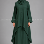 Colored Co-Ord Set Abaya in Premium Nida Korean Fabric OL-1159