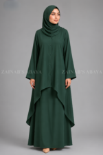 Colored Co-Ord Set Abaya in Premium Nida Korean Fabric OL-1159