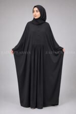Pleated Style Kaftan Abaya for Women in Nida Fabric OL-1203 - Image 4