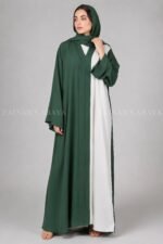 Heritage Duo Front Open Abaya in Nida Fabric OL-958 - Image 4
