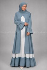 Nida Maxi Abaya for women with a matching scarf