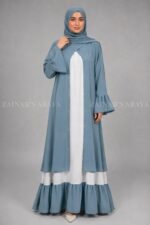 Nida Maxi Abaya for women with a matching scarf