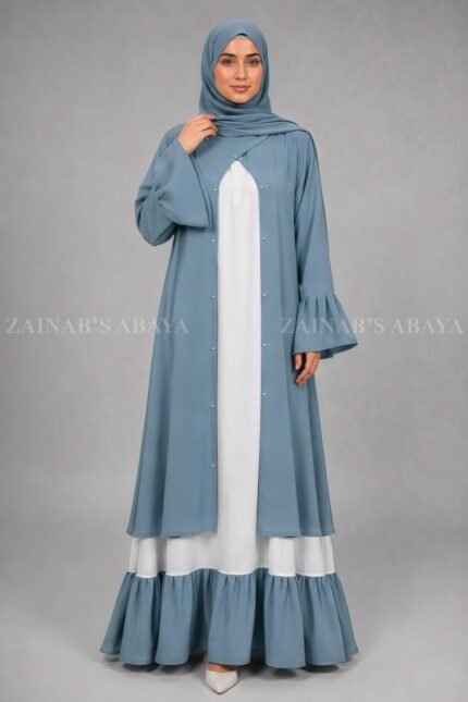 Nida Maxi Abaya for women with a matching scarf
