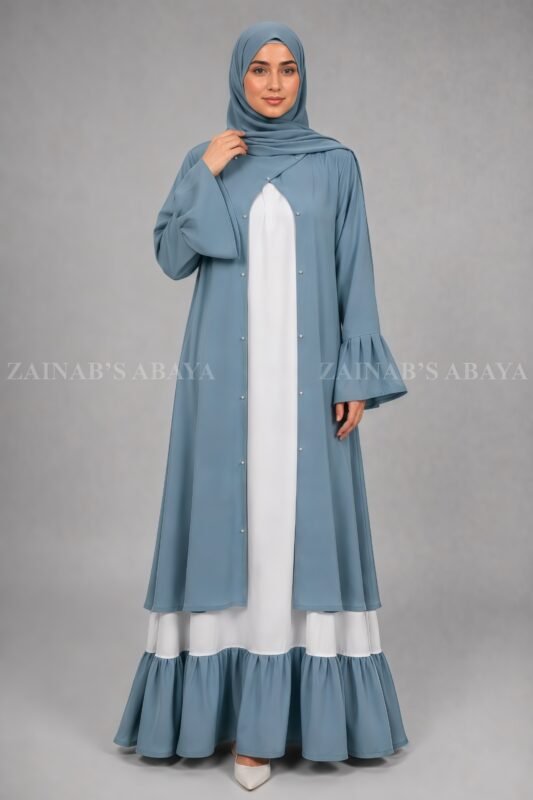 Nida Maxi Abaya for women with a matching scarf