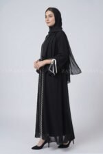 Double Gown Abaya for women with a matching scarf