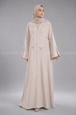 Front Open Abaya with a matching scarf