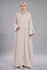Front Open Abaya with a matching scarf