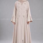Front Open Abaya with a matching scarf