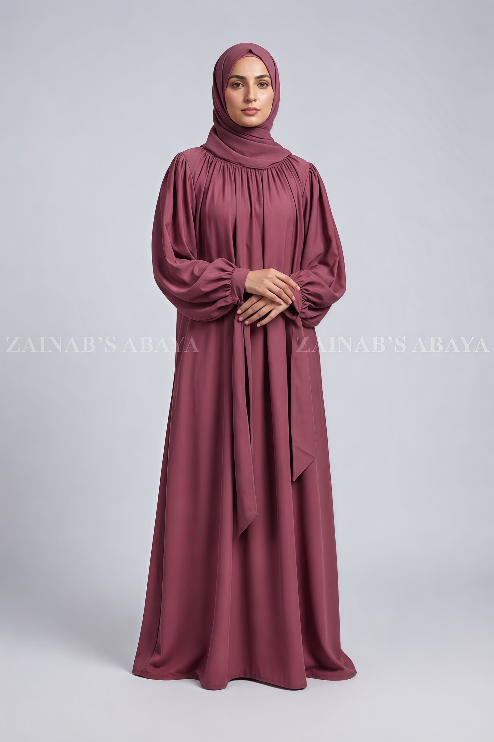 Maxi Abaya - Zainab Designer Abaya Stylish Maxi Abaya with a matching scarf