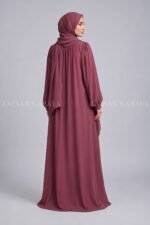 Stylish Maxi Abaya with a matching scarf