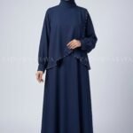 Stylish Maxi Abaya with Shrug for Women includes a matching scarf