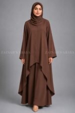 Co-Ord Set Abaya for Women in Premium Nida Fabric OL-1159