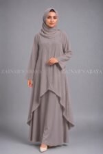 Elegant Colored Co-Ord Set Abayas in Pakistan OL-1159
