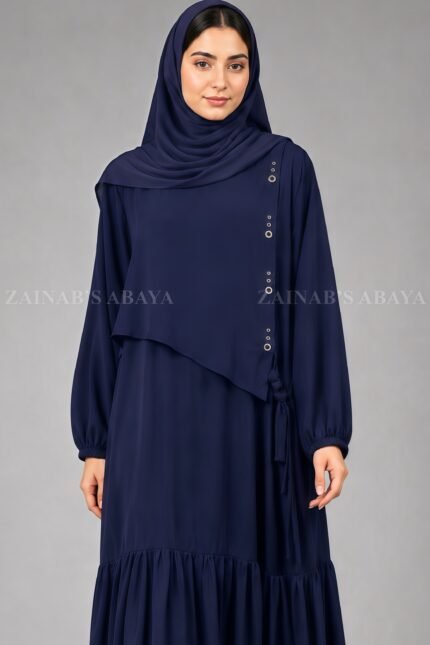 Maxi Abaya for Women with a matching scarf