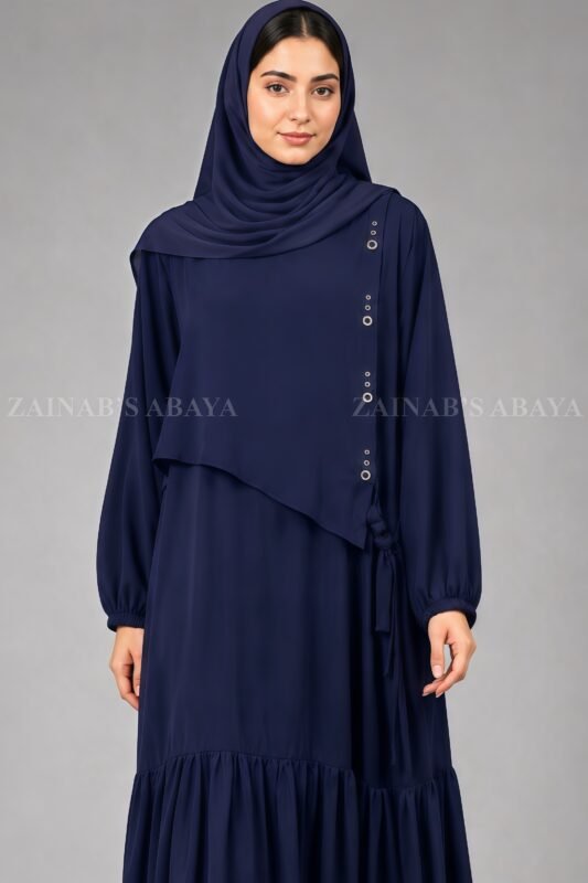 Maxi Abaya for Women with a matching scarf