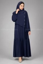 Maxi Abaya for Women with a matching scarf