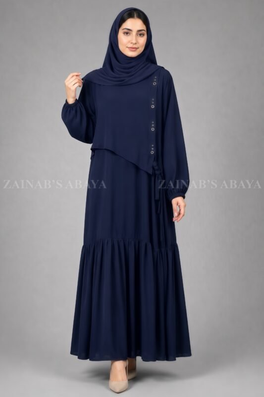 Maxi Abaya for Women with a matching scarf