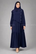 Maxi Abaya for Women with a matching scarf