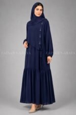 Maxi Abaya for Women with a matching scarf