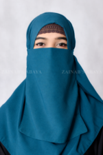 Premium Chiffon Fabric Nose Niqab in Tie Style Acc 92 - Image 8