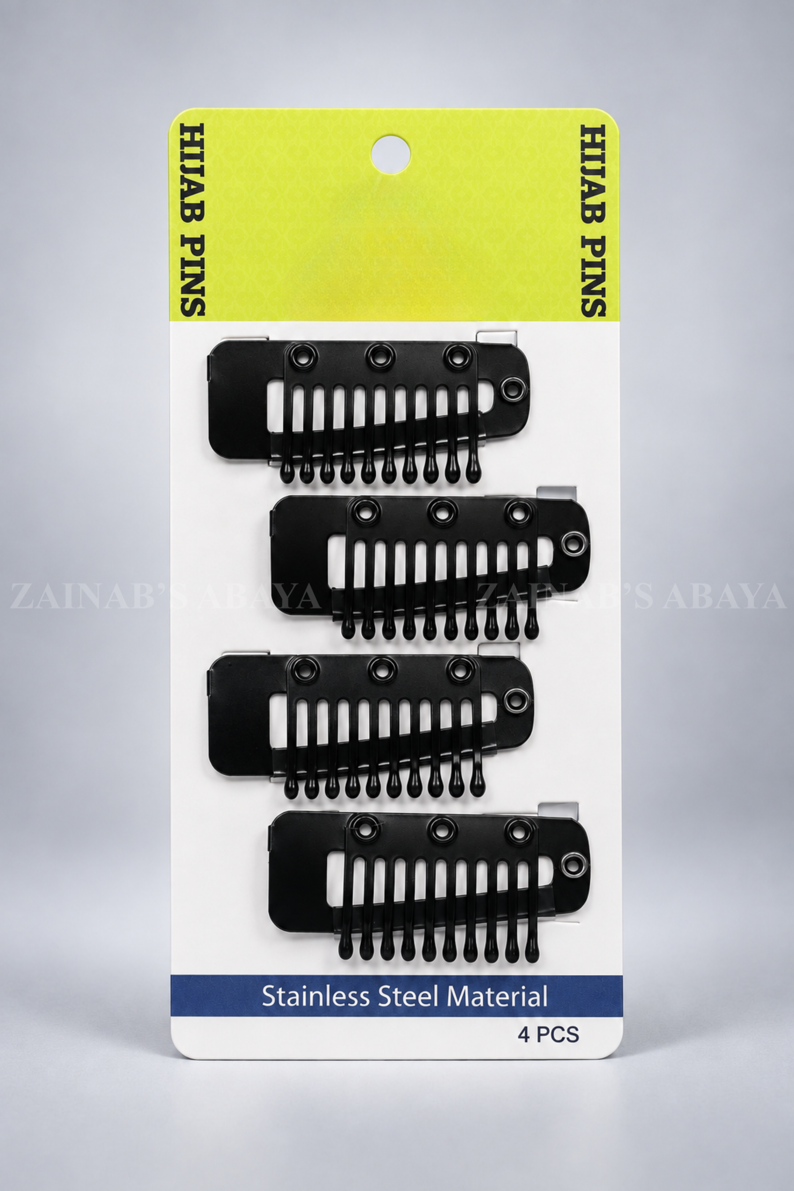 1 Hijab Comb Stainless Steel Grip Pins Acc 344 - Image 1