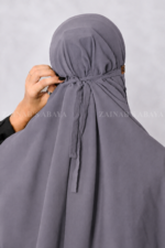 Colored Nose Niqab for Women in Chiffon Fabric Acc-92 - Image 12