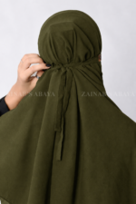 Premium Chiffon Fabric Nose Niqab in Tie Style Acc 92 - Image 23