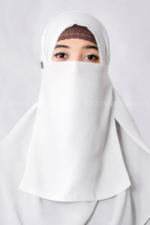 Premium Chiffon Fabric Nose Niqab in Tie Style Acc 92 - Image 16