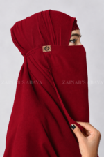 Colored Nose Niqab for Women in Chiffon Fabric Acc-92 - Image 23