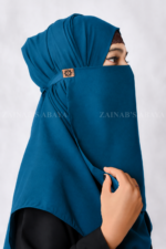 Premium Chiffon Fabric Nose Niqab in Tie Style Acc 92 - Image 9