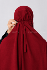 Colored Nose Niqab for Women in Chiffon Fabric Acc-92 - Image 24