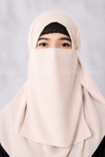Colored Nose Niqab for Women in Chiffon Fabric Acc-92 - Image 17