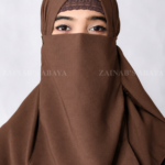 Premium Chiffon Fabric Nose Niqab in Tie Style Acc 92