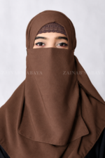 Premium Chiffon Fabric Nose Niqab in Tie Style Acc 92