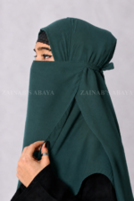 Colored Nose Niqab for Women in Chiffon Fabric Acc-92 - Image 15