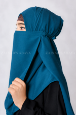 Premium Chiffon Fabric Nose Niqab in Tie Style Acc 92 - Image 10